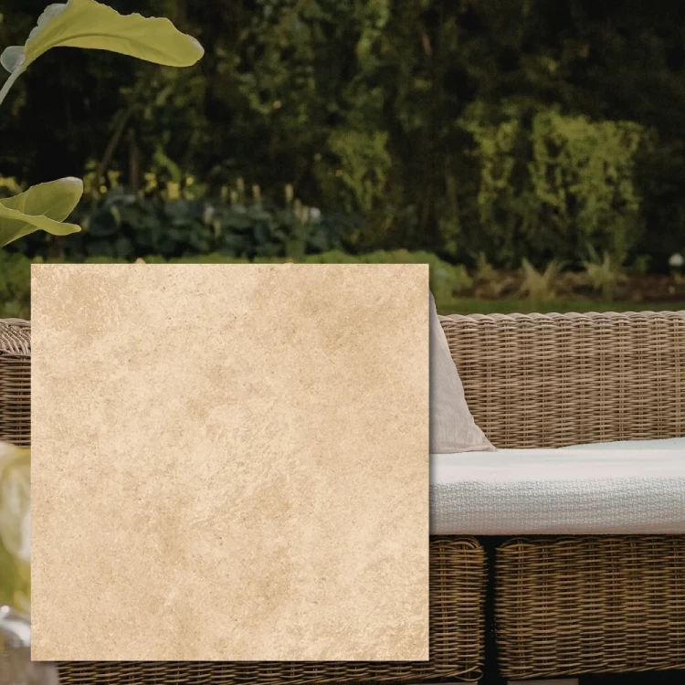 Płyta tarasowa City Quartz Deserto Beige 60x60x2 cm - gres tarasowy w kolorze beżowym