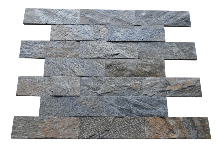 Tiles Kamień elewacyjny-dekoracyjny kwarcytowy Deoli Green Brick 10x30 szary
