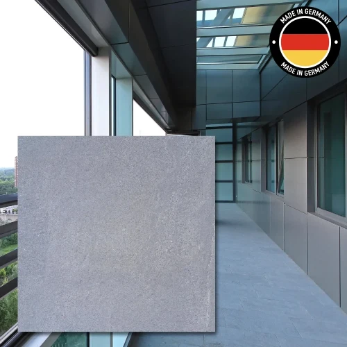 Gres 20mm Top Stone Anthracite 60x60x2 cm - antracytowa płyta tarasowa