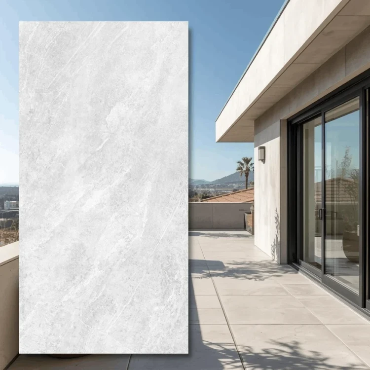 Płyta tarasowa City Quartz Sandstone Silver Mega 60x120x2 cm - wielkoformatowy gres do ogrodu