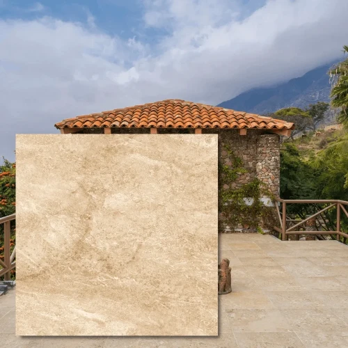 Płyta tarasowa City Quartz Sandstone Beige Mega 60x60x2 cm - gres beżowy