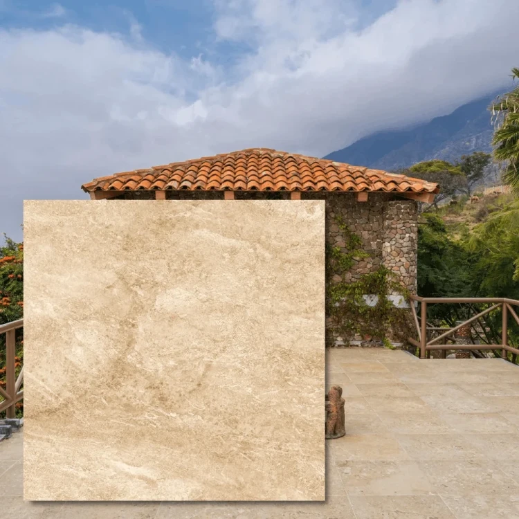 Płyta tarasowa City Quartz Sandstone Beige Mega 60x60x2 cm - gres beżowy