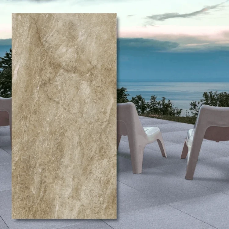 Płyta tarasowa City Quartz Sandstone Taupe Mega 60x120x2 cm - duży format na taras