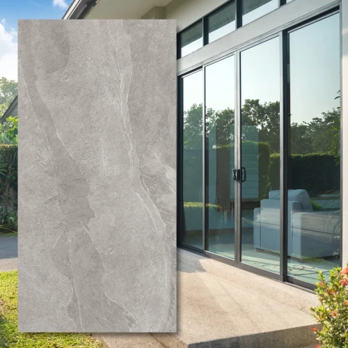 Płytka Gresowa 20mm City Grey Slate 45x90x2 cm - gres łupkowy o grubości 2 cm