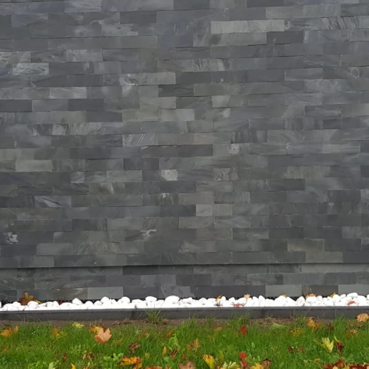 Tiles Kamień elewacyjny-dekoracyjny Łupek Black Slate Brick 10x30 czarny