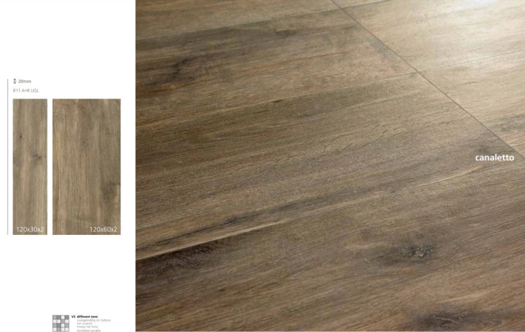 Płytka gresowa 20mm In wood Canaletto 120x60x2cm – zdjęcie 4