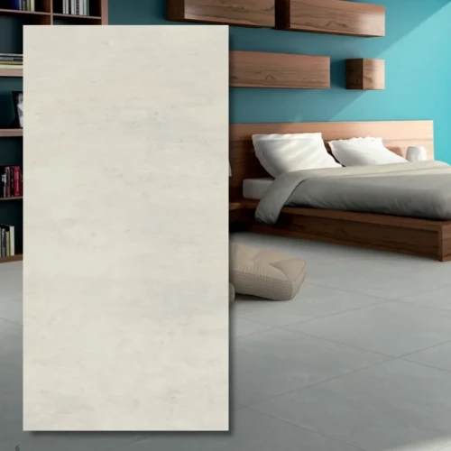 Plytka Gres Just Cementi JC White 120x60x0,8 cm - jasna elegancja w stylu loft