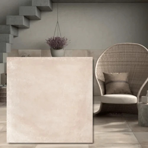 Płytka gresowa Soft Concrete Brown 60x60x2 cm - betonowy brąz w formacie 60x60