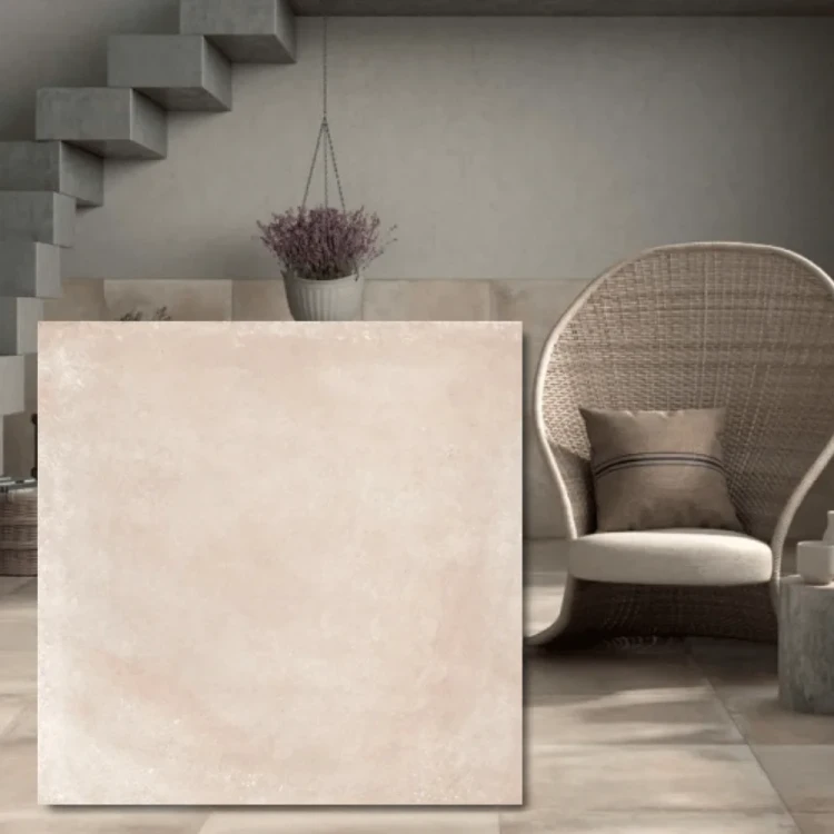 Płytka gresowa Soft Concrete Brown 60x60x2 cm - betonowy brąz w formacie 60x60