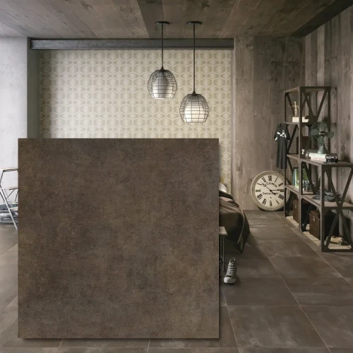 Płytka gresowa Radical Shabby Brown 60x60x0,6 cm - ciepły brąz w stylu vintage