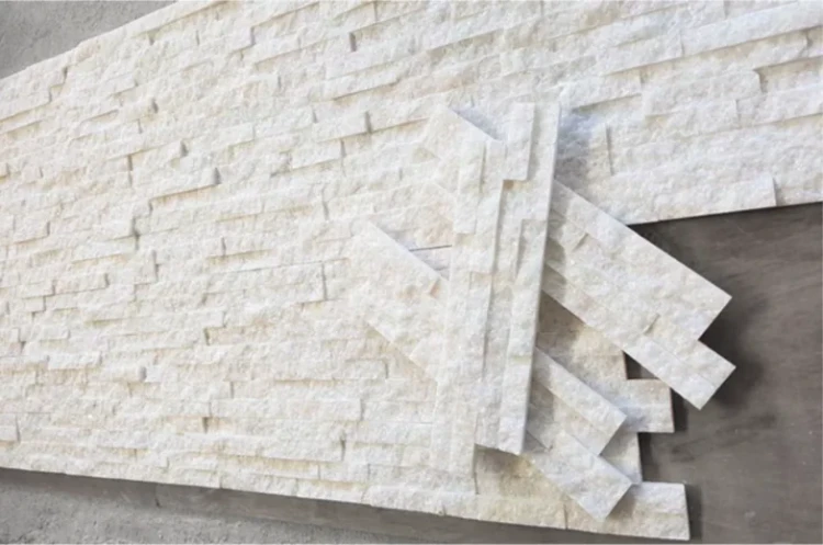 Tiles Kamień dekoracyjny marmur Pure White 10x40 biały