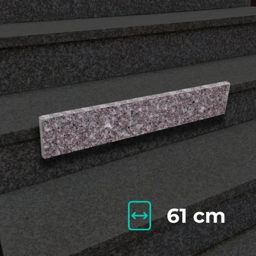 Cokol granitowy polerowany G664 61x8x1 cm - elegancja naturalnego kamienia