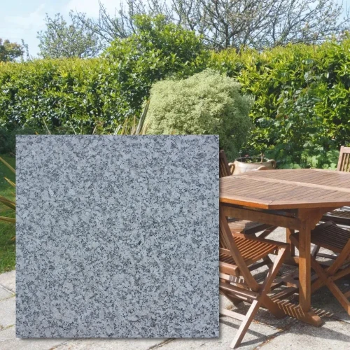 Płytka granitowa szara polerowana G602 40x40x1,5 cm - Bianco Sardo
