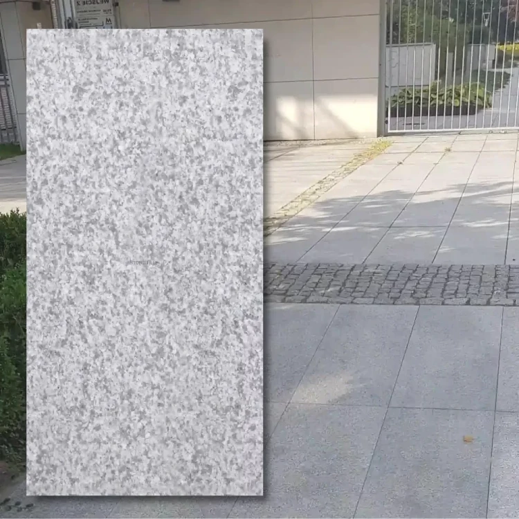 Płytka granitowa Szara Szlifowana Matowa G603 30,5x61x1 cm - jasna szarość i naturalna trwałość