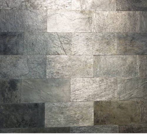 Kamień Elewacyjny Kwarcyt Tiles Silver Shine 30x60 cm – szary