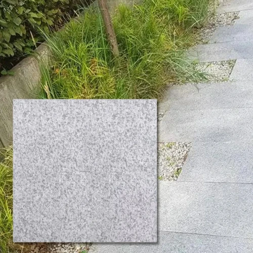 Płytka granitowa szara płomieniowana G603 New 60x60x1,5 cm - funkcjonalność i estetyka