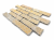 Kamien elewacyjny Tandur Yellow Limestone Bebnowany 7x30x3 cm - wapien