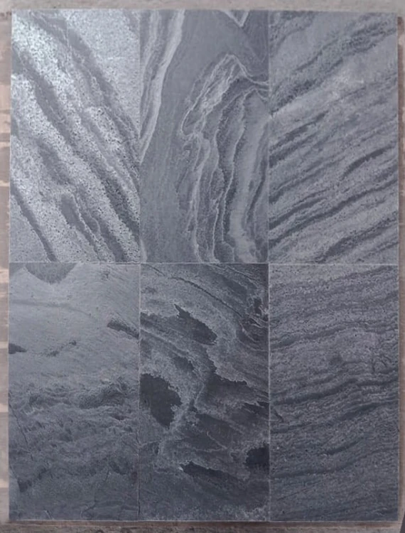 Kamień elewacyjny-dekoracyjny Silver Grey Leather 30x60x1,2 cm – zdjęcie 3