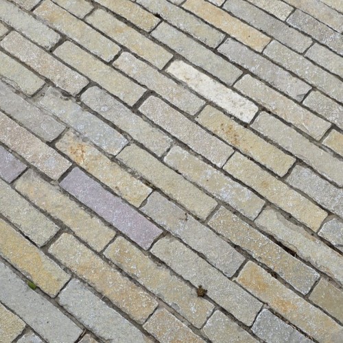 Kamień elewacyjny Tandur Yellow Limestone Natural t/h 7x30x2 cm – zdjęcie 2