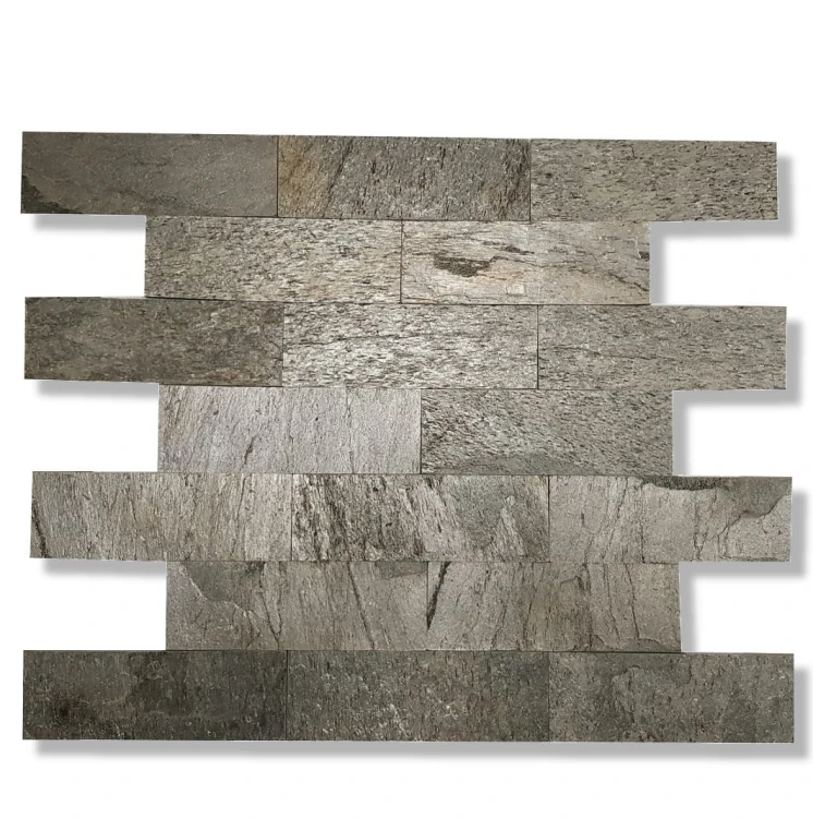 Kamień elewacyjny-dekoracyjny kwarcytowy Silver Shine Brick 10x30 – zdjęcie 5