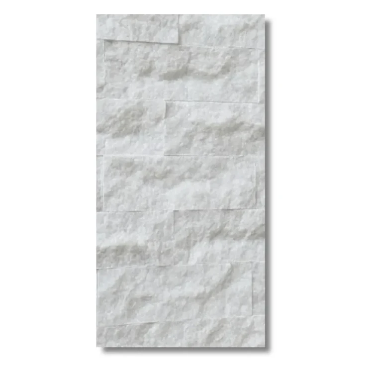 Kamień dekoracyjny marmurowy Pure White Brick 7x30 – zdjęcie 2