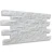 Kamień dekoracyjny marmurowy Pure White Brick 7x30 – zdjęcie 4