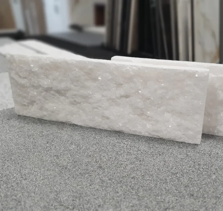 Kamień dekoracyjny marmurowy Pure White Brick 7x30 – zdjęcie 5
