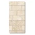 Płytka marmurowa 12 mm cegiełka Coffee White Brick 10x30 Queen Beige – zdjęcie 2