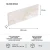 Płytka marmurowa 12 mm cegiełka Coffee White Brick 10x30 Queen Beige – zdjęcie 7
