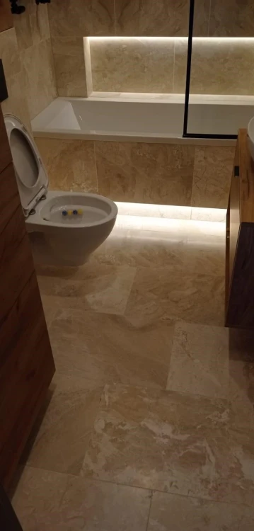 Marmur Coffee White | Queen Beige satynowa matowa 61x40,6x1,2 cm – zdjęcie 6