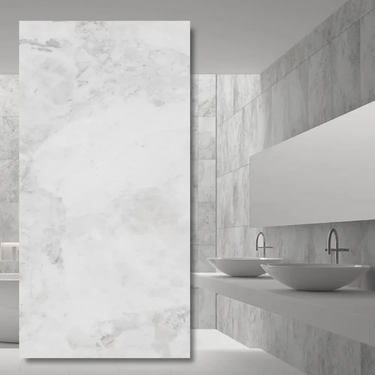 Płytka marmurowa Carrara Royal satynowa matowa 61x40,6x1,2 cm - włoski marmur