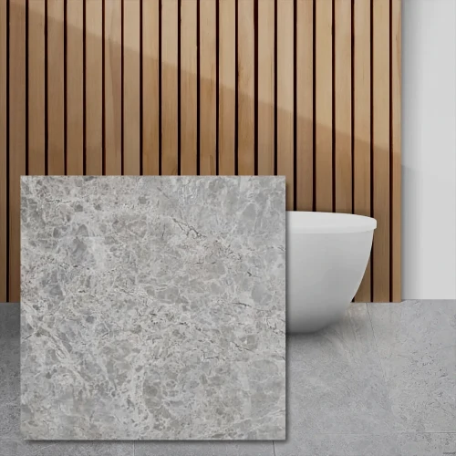 Płytka marmurowa Tundra Grey Szlifowana 60x60x1,2 cm - kwadratowy format naturalnego kamienia