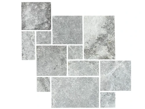 Płytki marmurowe 12 mm Tundra Grey komplet = 0,742m2 – zdjęcie 2
