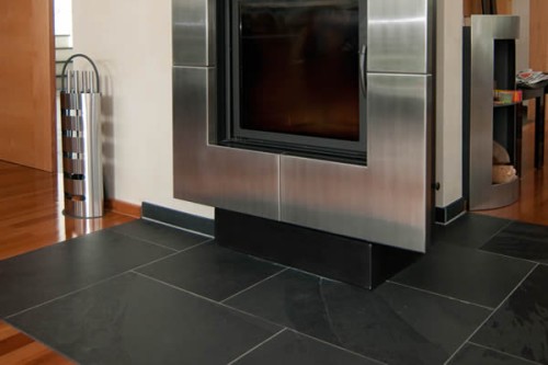 Tiles płytka łupek Black Slate naturalny 60x30x1,2 czarny