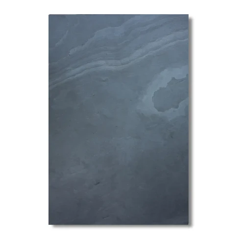 Tiles Black Slate Fornir Kamienny 122x61x0,2 cm czarny