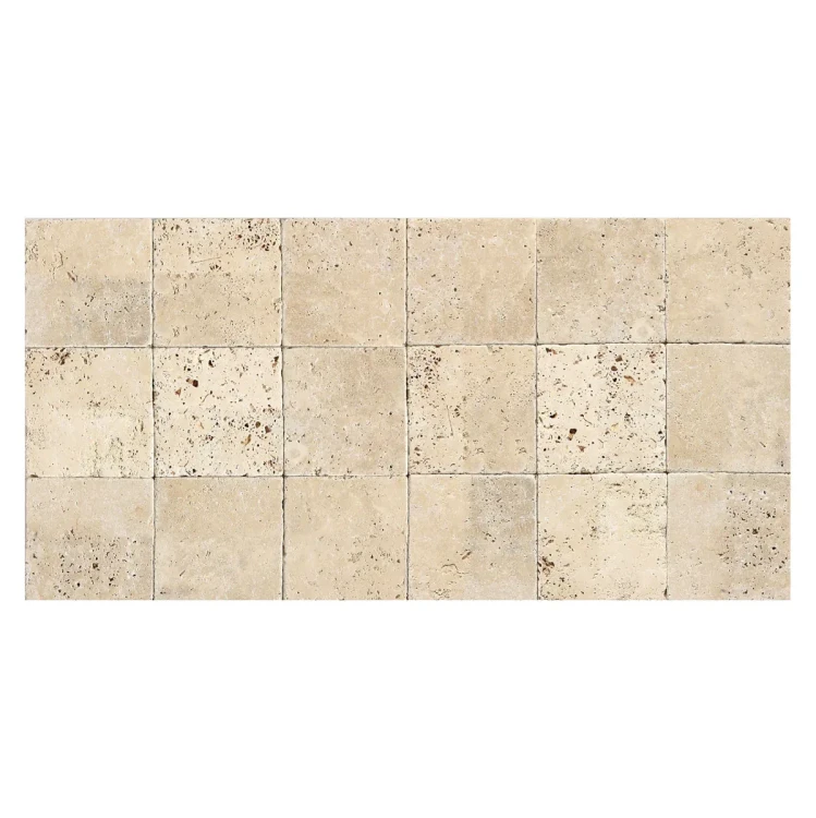 Kamień dekoracyjny trawertyn Ivory Classic Mix 10x10 – zdjęcie 3