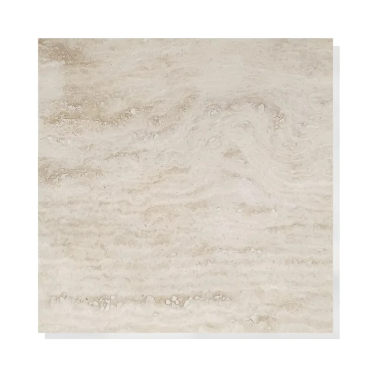 Trawertyn 12mm Bianco Classic Vein Cut Filled&amp;Honed 61x30,5x1,2 cm – zdjęcie 2