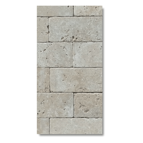 Kamień Dekoracyjny Elewacyjny Trawertyn Ivory Classic Mix 10x30 cm – zdjęcie 2