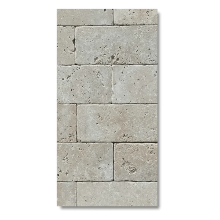 Kamień Dekoracyjny Elewacyjny Trawertyn Ivory Classic Mix 10x30 cm – zdjęcie 2