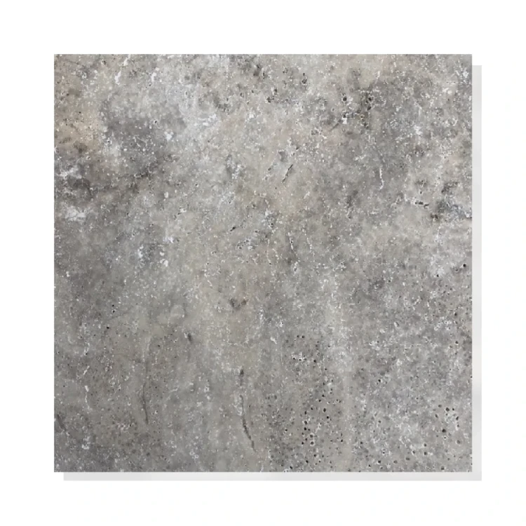 Trawertyn 12mm Silver Ash Antyczny 40,6x61x1,2 cm – zdjęcie 2