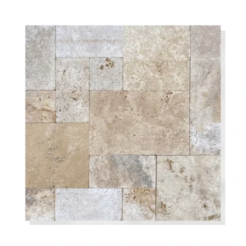 Trawertyn 3cm Beżowy Ivory Classic Mix Antykowany 40,6x61x3 cm – zdjęcie 2