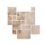 Trawertyn Antyczny Rustic Classic Mix Roman Opus 1kpl= 0,742m2 | Komplet Rzymski – zdjęcie 2
