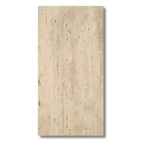 Trawertyn Bianco Classic Vein Cut Szczotkowany 30,5x61x1,2 cm – zdjęcie 2