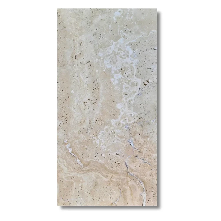 Trawertyn Light Classic Mix Bębnowany 40,6x61x1,2 cm – zdjęcie 2