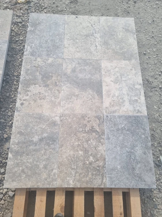 Trawertyn Silver Greige 3cm Antykowany 15,3x30,5x3 | Taras Ogród Basen – zdjęcie 6