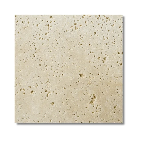 Trawertyn Ivory Classic Mix Niewypełniony Szlif Bębnowany 20,3x20,3x1,2 cm – zdjęcie 2