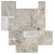 Trawertyn Silver Latte Greige Bębnowany French Pattern 3cm 1kpl= 0,742m2 | Komplet Rzymski – zdjęcie 2