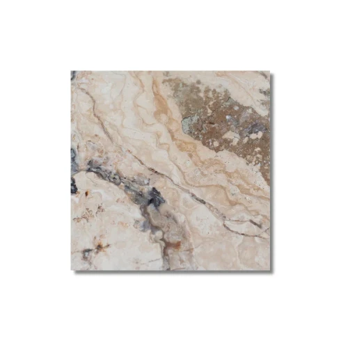 Trawertyn Philadelphia Niewypełniony Szlif Bębnowany 20,3x20,3x1,2 cm – zdjęcie 2