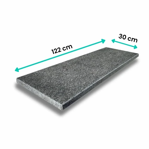 Parapet granitowy polerowany Oxford 122x30x2 cm – zdjęcie 2