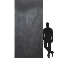 Tiles Black Slate XXL Fornir Kamienny 122x280x0,2cm czarny
